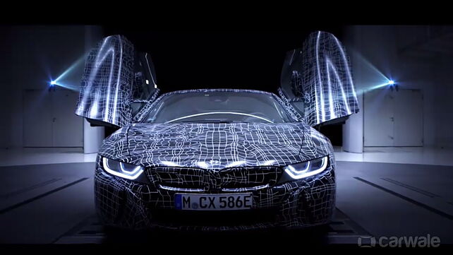 BMW i8 Roadster teased for the first time