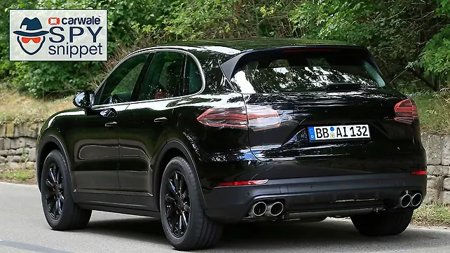 Next-gen Porsche Cayenne spied again Next-gen Porsche Cayenne spied again