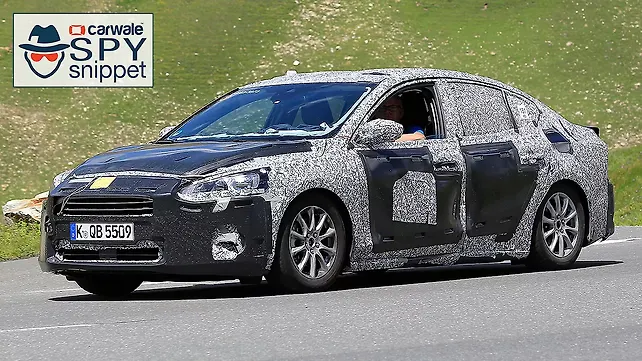 2019 Ford Focus sedan development continues 2019 Ford Focus sedan development continues