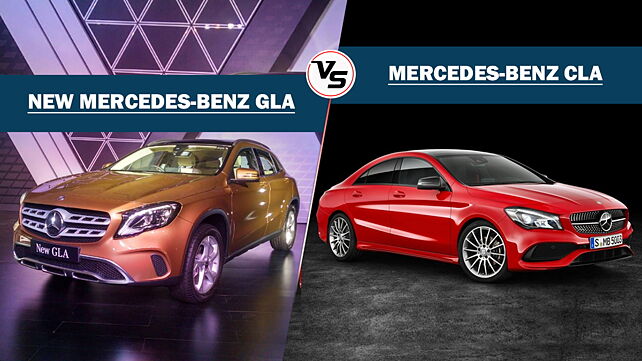 New Mercedes-Benz GLA vs. Mercedes-Benz CLA