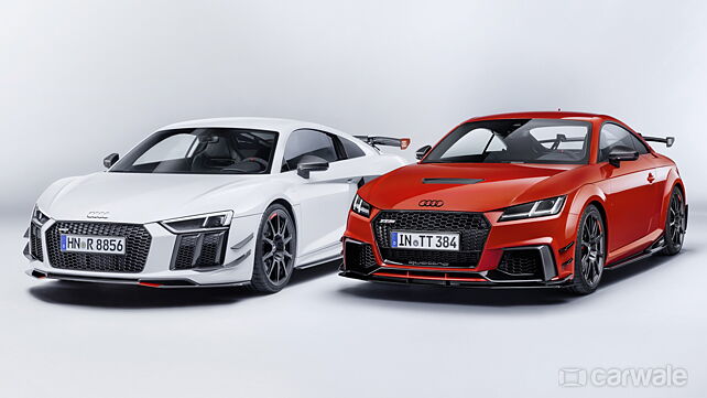 Audi showcases the R8 and TT with Sport Performance Parts