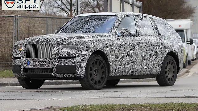 Rolls-Royce Cullinan front-end look revealed in spy shots Rolls-Royce Cullinan front-end look revealed in spy shots