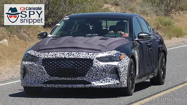 Genesis G70 spied testing for the first time Genesis G70 spied testing for the first time