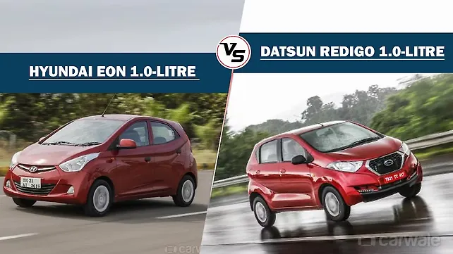 Spec comparison: Hyundai Eon 1.0-litre Vs Datsun Redigo 1.0-litre Spec comparison: Hyundai Eon 1.0-litre Vs Datsun Redigo 1.0-litre