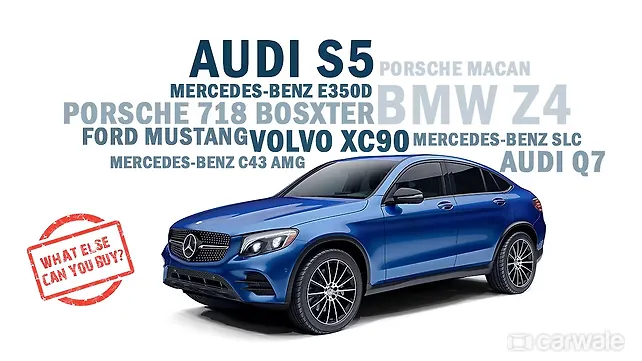 What else can you buy for the price of Mercedes-Benz GLC 43 AMG Coupe What else can you buy for the price of Mercedes-Benz GLC 43 AMG Coupe