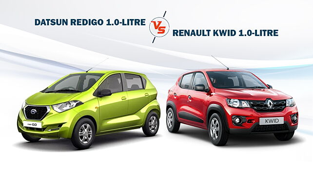 Datsun Redigo 1.0-litre Vs Renault Kwid 1.0-litre