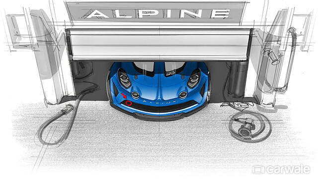 Alpine A110 Cup racecar teased