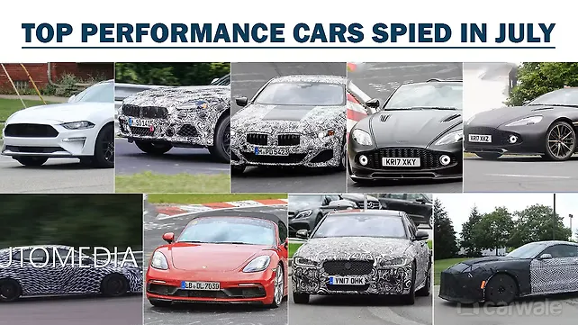 Top 6 sports cars spied in July Top 6 sports cars spied in July