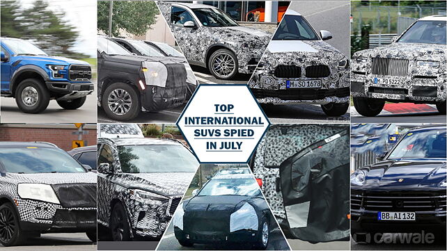 Top International SUVs spied in July