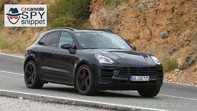 Porsche Macan facelift spotted testing