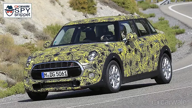Mini Cooper S 5-door facelift spied with minor updates Mini Cooper S 5-door facelift spied with minor updates
