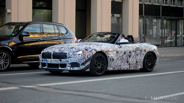 BMW Z4 spotted with top down for the first time