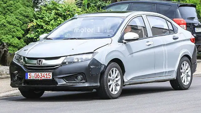 Honda City Hybrid spotted testing in Europe Honda City Hybrid spotted testing in Europe