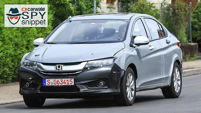 Honda City Hybrid spotted testing in Europe Honda City Hybrid spotted testing in Europe