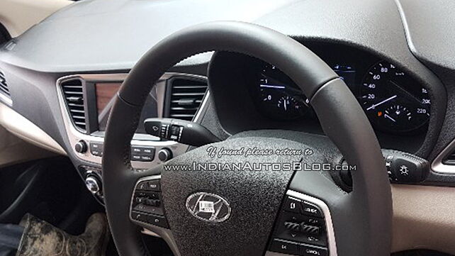 Interiors of new Hyundai Verna spotted ahead of launch