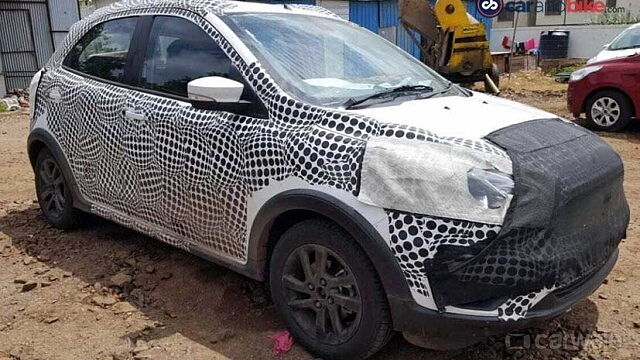 India-bound Ford Figo Cross spied