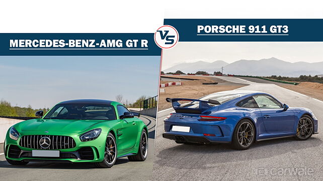 Das Duell! AMG GT R vs 911 GT3