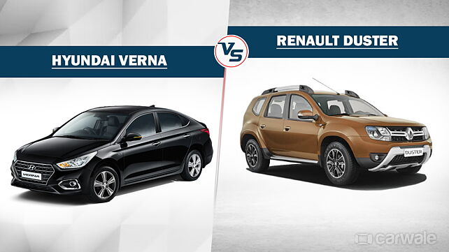 Hyundai Verna CRDI SX Plus AT vs Renault Duster RXZ 4X2 AMT