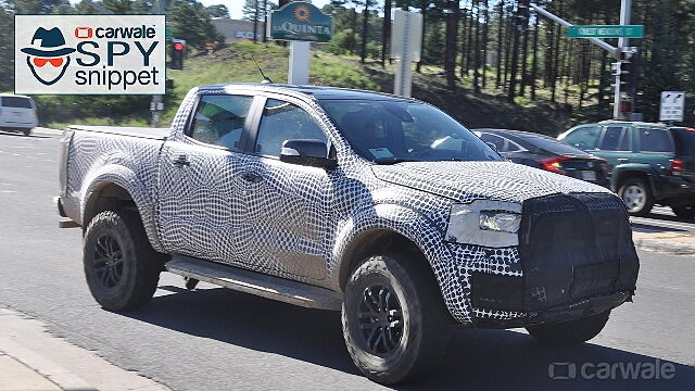 Updated Ford Ranger Raptor spotted on test in US