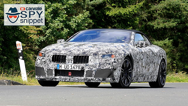 BMW M8 convertible spotted testing