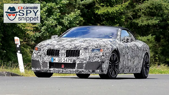 BMW M8 convertible spotted testing BMW M8 convertible spotted testing