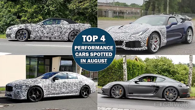 Top four Performance cars spotted in August Top four Performance cars spotted in August