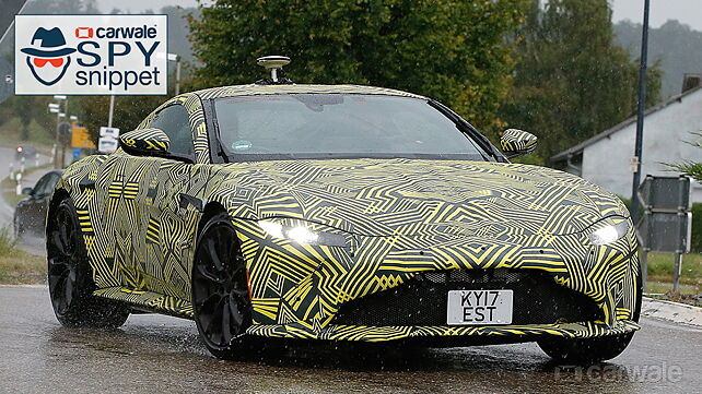 Next-gen Aston Martin Vantage shot testing in Germany