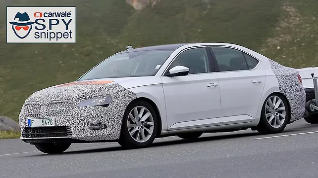 New Skoda Superb spied testing New Skoda Superb spied testing