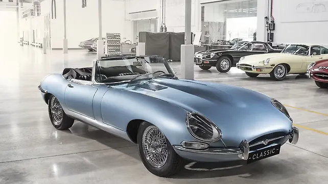Jaguar Land Rover reveals E-Type Zero, to go all electric by 2020 Jaguar Land Rover reveals E-Type Zero, to go all electric by 2020