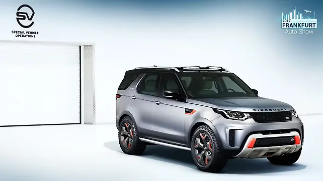 Frankfurt Auto Show 2017: Land Rover Discovery SVX unveiled Frankfurt Auto Show 2017: Land Rover Discovery SVX unveiled
