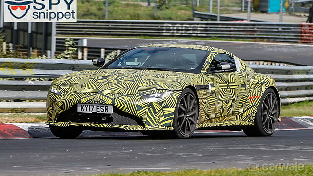 Aston Martin V8 Vantage spied on test