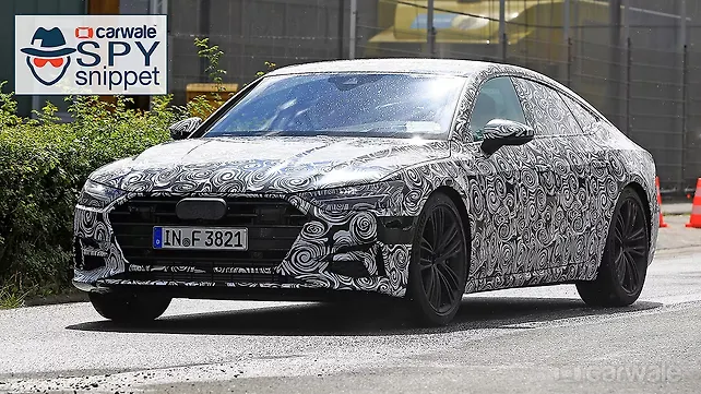 Audi A7 spied testing with production lights Audi A7 spied testing with production lights