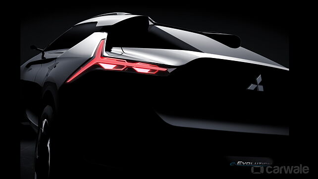 Mitsubishi teases e-Evolution Concept for Tokyo Motor Show