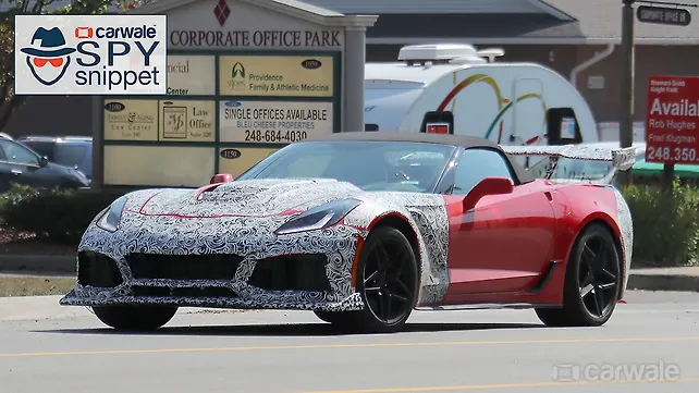 Chevrolet Corvette ZR1 interior spied Chevrolet Corvette ZR1 interior spied