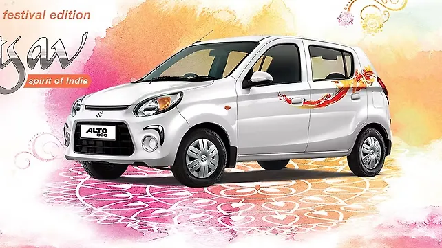 Maruti Suzuki Alto 800 Utsav Edition introduced in India Maruti Suzuki Alto 800 Utsav Edition introduced in India