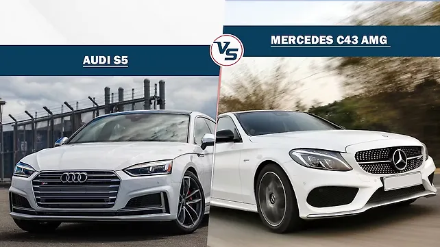 Spec comparison: Audi S5 Vs Mercedes-Benz C43 AMG Spec comparison: Audi S5 Vs Mercedes-Benz C43 AMG