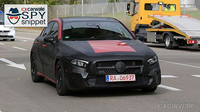 Mercedes-Benz A-Class prototype sheds more camouflage