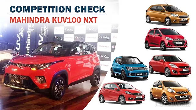 Mahindra KUV100 NXT Competition Check Mahindra KUV100 NXT Competition Check