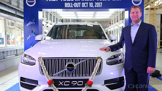 First locally-assembled XC90 rolls out from Volvo’s Bangalore plant