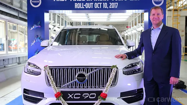 First locally-assembled XC90 rolls out from Volvo’s Bangalore plant First locally-assembled XC90 rolls out from Volvo’s Bangalore plant