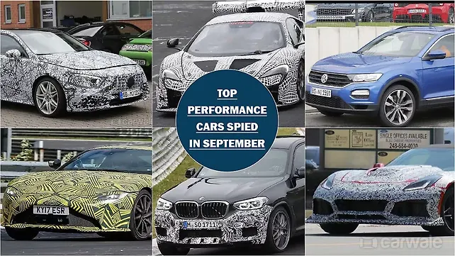 Top Performance cars spied in September Top Performance cars spied in September
