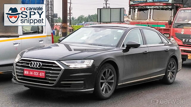 Audi A8 spotted testing in India
