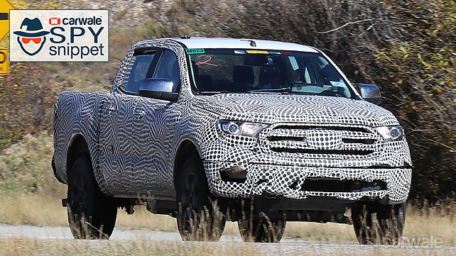 Next Ford Ranger test mule spotted