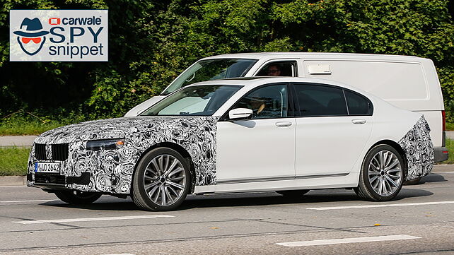 BMW 7 Series facelift spotted testing