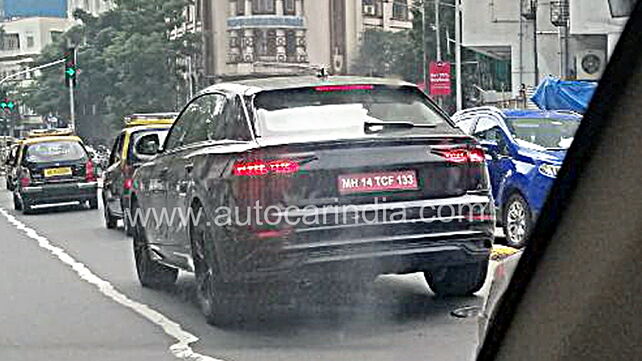 Audi Q8 spotted on test
