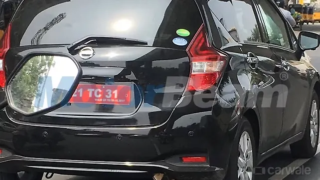 Nissan spotted testing the Note in India Nissan spotted testing the Note in India