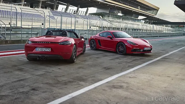 Porsche reveals 718 Cayman and Boxster GTS Porsche reveals 718 Cayman and Boxster GTS