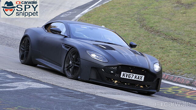 Aston Martin spotted testing the new Vanquish at the Nurburgring