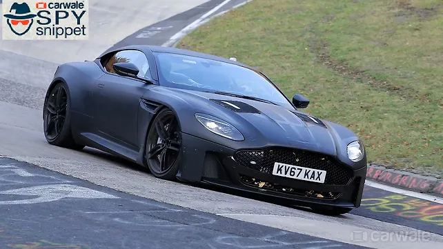 Aston Martin spotted testing the new Vanquish at the Nurburgring