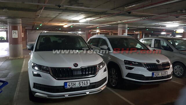 Skoda Karoq spotted in India